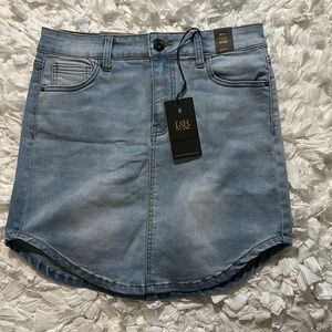 Lucky and Blessed high rise jean skirt size 10